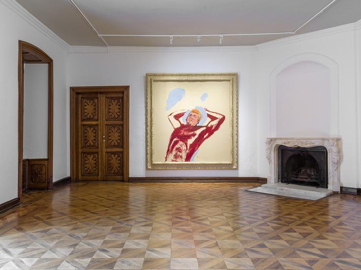 Installation view Julian Schnabel: Versions of Chuck, Revisited 21 October 2022 – 16 April 2023 Kunstmuseum Schloss Derneburg Derneburg, Germany Courtesy Hall Art Foundation Photo: Roman März