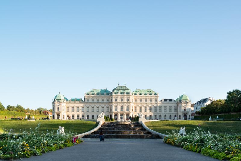 Außenansicht Oberes Belvedere  Foto: Lukas Schaller © Belvedere, Wien