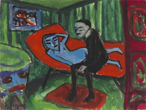 20 Erich Heckel	 Kinder, 1909/10. Öl auf Leinwand Schätzung: € 600.000 Ergebnis: € 1.345.000