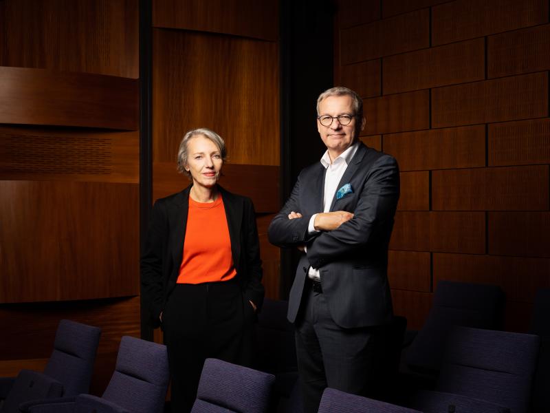 Stella Rollig und Wolfgang Bergmann, Geschäftsführung Belvedere  Foto: Gianmaria Gava / Belvedere, Wien