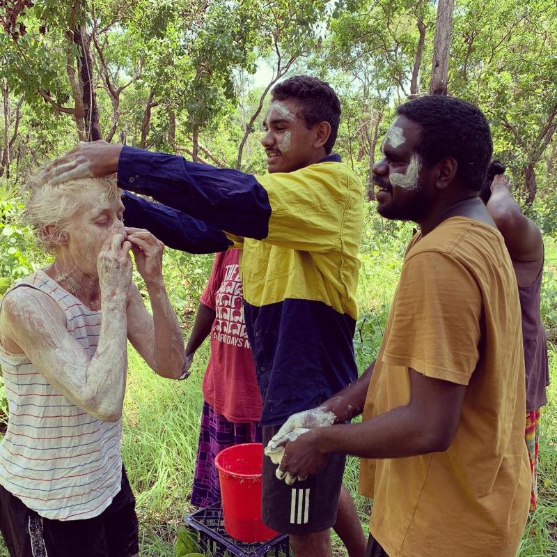 Behind the Scenes, The Family & the Zombie, 2021 © Karrabing Film Collective