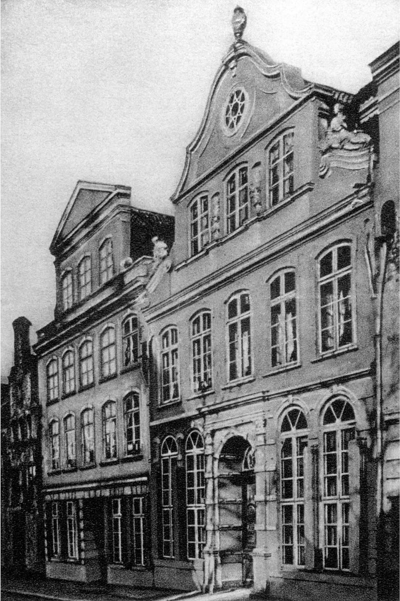 Das Buddenbrookhaus, 1870, © Fotoarchiv Hansestadt Lübeck