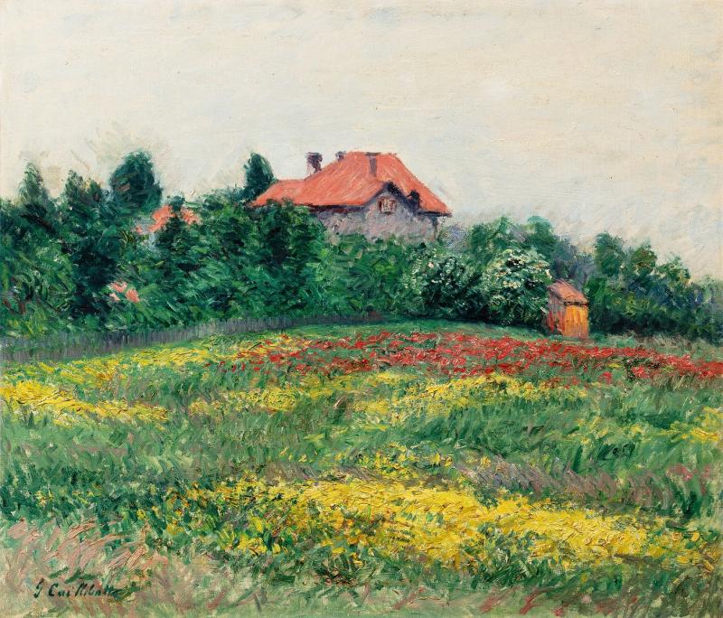 Gustave Caillebotte: Wilder Garten bei Le Petit Gennevilliers, ca. 1882-84, Sammlung Hasso Plattner