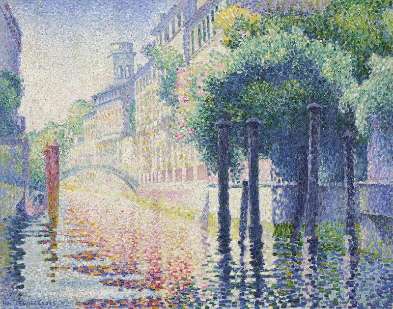 Henri-Edmond Cross: Rio San Trovaso, Venedig, 1903/04, Sammlung Hasso Plattner