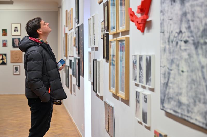 Weihnachtsmarkt der bildenden Kunst 2022 im Kunsthaus Dresden Foto von Anja Schneider