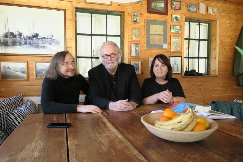 Johann Feilacher, Gerhard und Senta Roth in der Steiermark (c) Theresa Feilacher