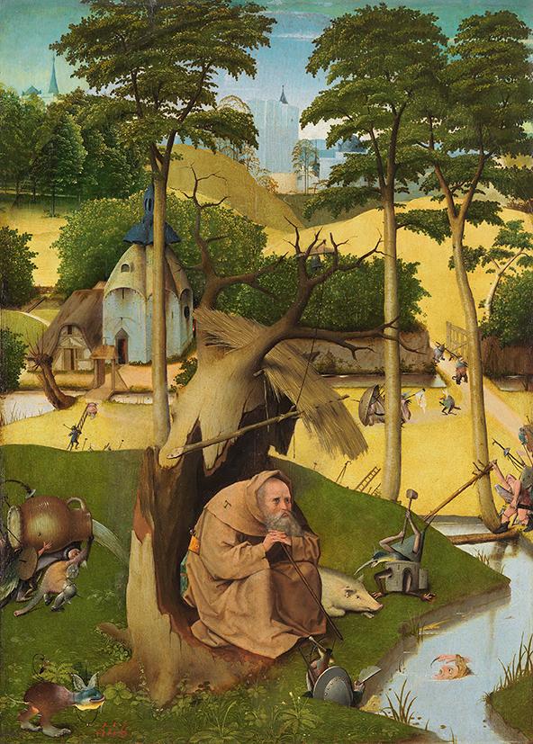 Jheronymus Bosch, San Giovanni Battista, 1495 circa, Olio su tavola, Madrid, Museo Lázaro Galdiano, © Museo Lázaro Galdiano, Madrid.