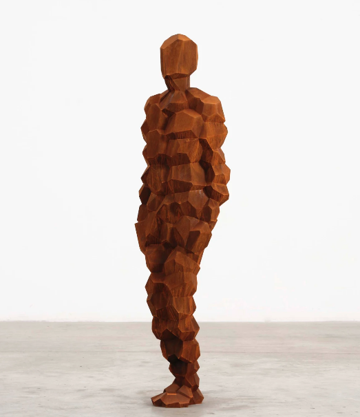 Antony Gormley  POLE, 2021  Cast Iron; 680kg  189 x 54 x 36 cm