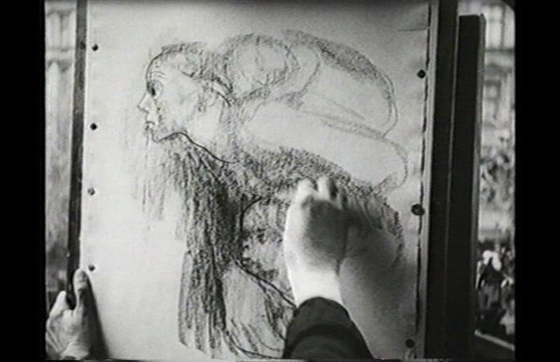 Hans Cürlis, Schaffende Hände: Prof. Käthe Kollwitz, 1925/26, Screenstill, Käthe Kollwitz Museum Köln