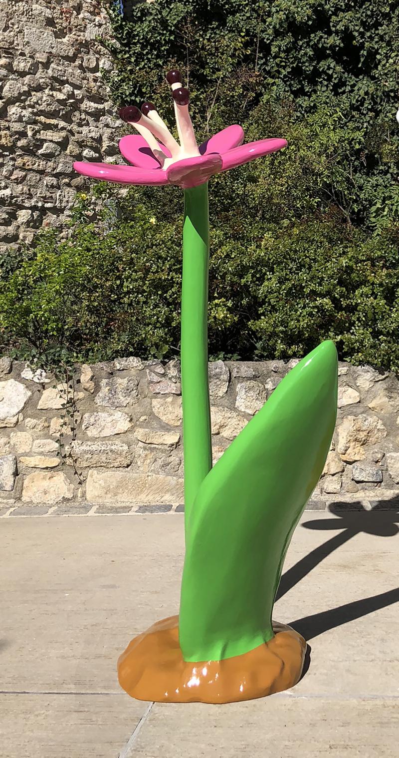 Thomas Stimm „Blume“, 2020, Aluminiumguss lackiert © Galerie Reinisch