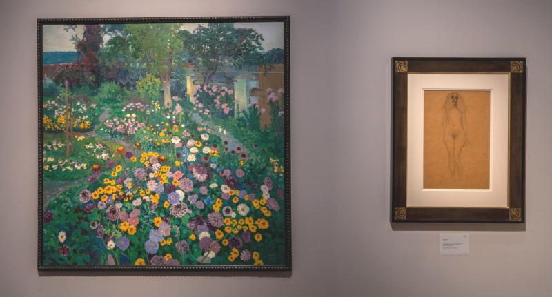 Works by Georg Gerlach, Gustav Klimt, Fotos: Harry Heuts