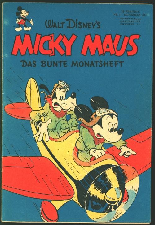 Micky Maus – Das erste Micky Maus Comic, das in Deutsch-land erschienen ist. 1951. 23.500,- (Sammlerecke Esslingen)