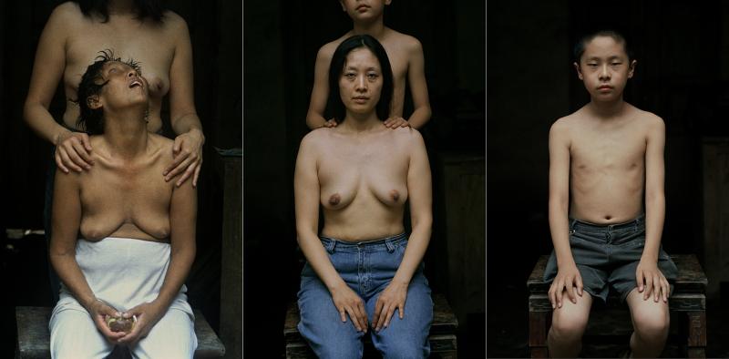 He Chengyao, Testimony, 2001–02, 3 chromogene Abzüge, Courtesy of He Chengyao, © He Chengyao