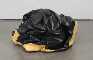 Angela de la Cruz Nothing (Blue Black / Yellow), 2013