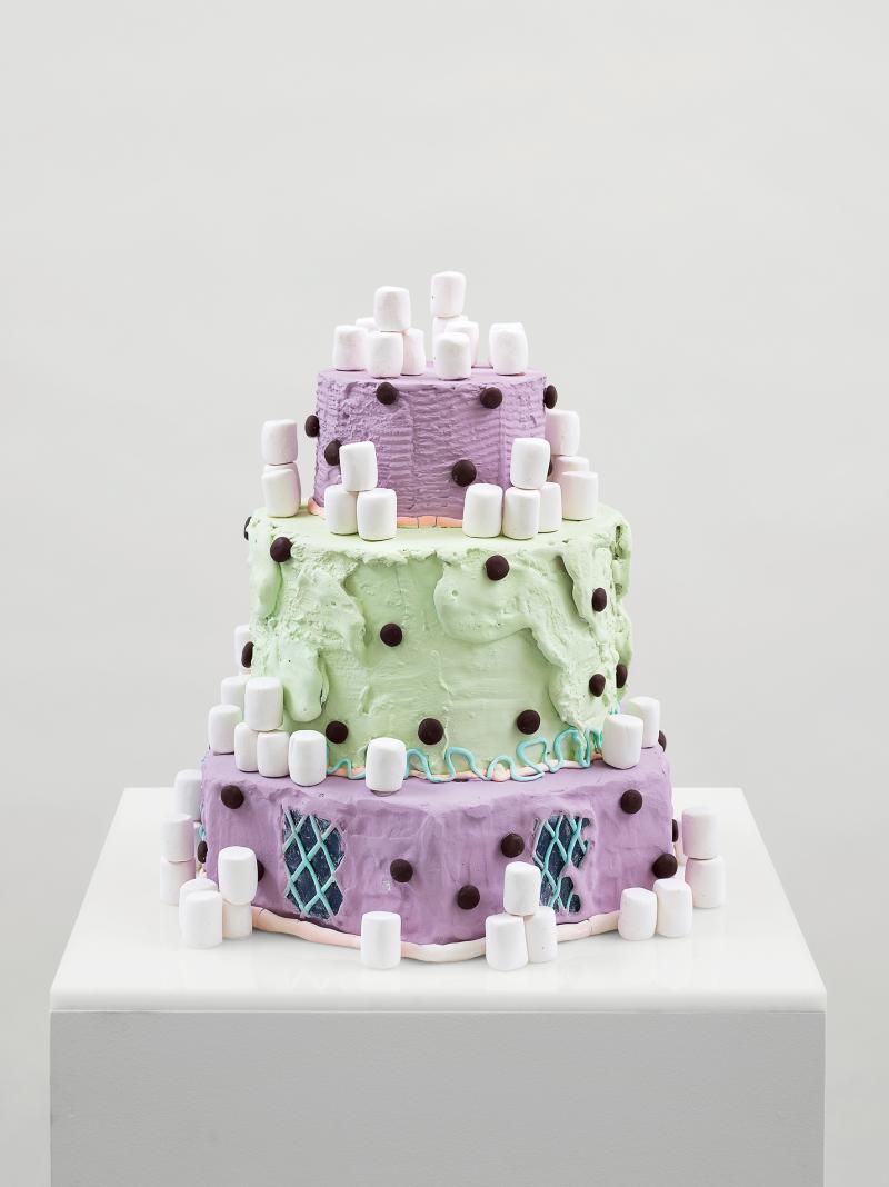 Gina Fischli, Schloss Babelsberg, 2019 FIMO Modelliermasse, Gips, 36 × 40 × 40 cm, Emanuel Hoffmann-Stiftung, Geschenk der Präsidentin 2022, Depositum in der Öffentlichen Kunstsammlung Basel, Foto: Tom Bisig, Basel, © Gina Fischli