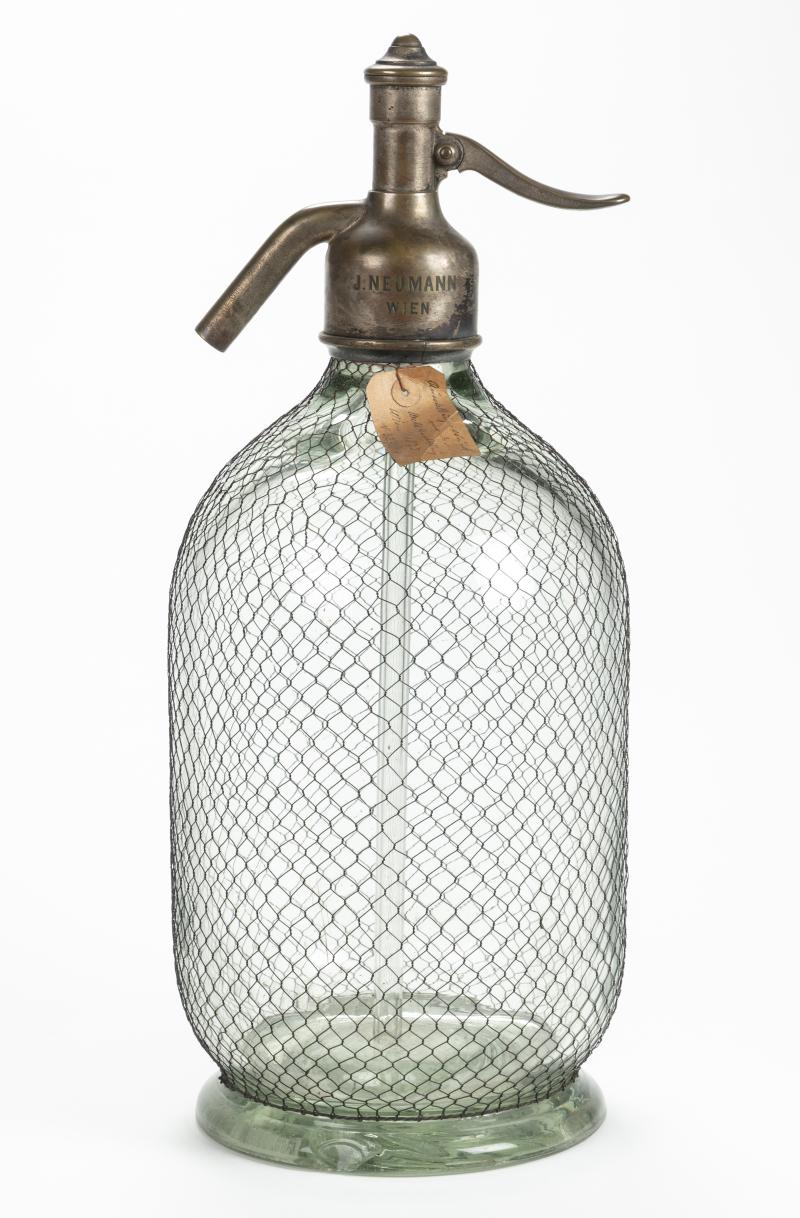 Siphonflasche, die auf der Wiener Weltausstellung 1873 genutzt wurde, Wiener Sodawasserfabriken © Technisches Museum Wien/Archiv