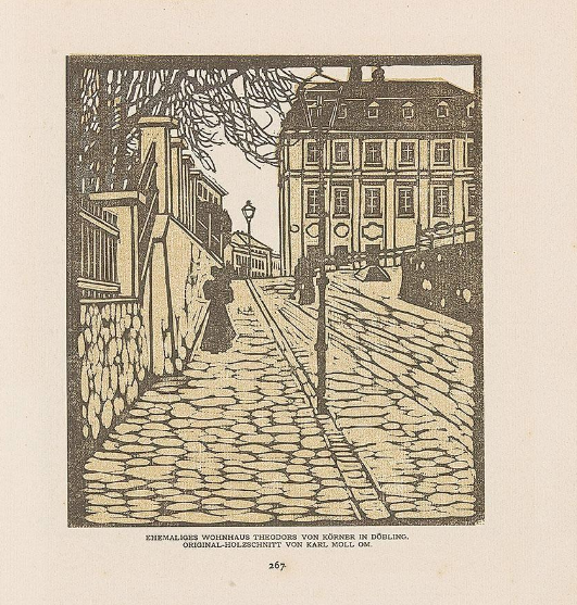 CARL MOLL (Wien 1861 - 1945 Wien) Ver Sacrum Mappe bestehend aus 7 Blättern Jahrgang 6 von 1903 Heft 15 7 Original Holzschnitte von Carl Moll, vollständige Ausgabe ohne Fadenbindung