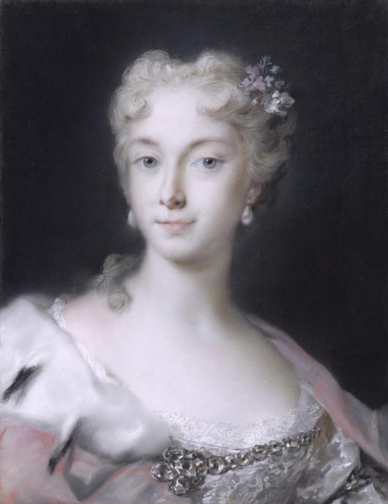 Rosalba Carriera, Erzherzogin Maria Theresia von Habsburg, 1730 Pastell auf Papier 45 x 34,5 cm © Gemäldegalerie Alte Meister, Staatliche Kunstsammlungen Dresden, Foto: Elke Estel/Hans-Peter Klut