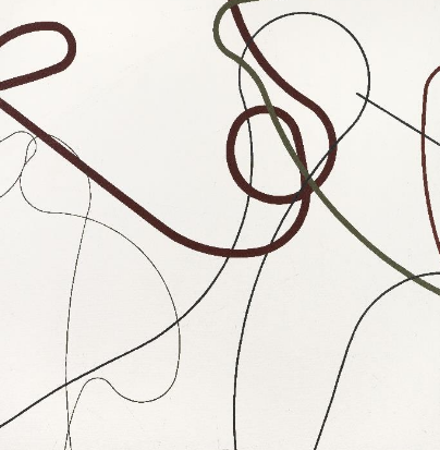 Zdeněk Sýkora, Linien Nr. 235, 2005, Acryl auf Leinwand, 170 x 0170 cm, Schätzpreis150.000 bis 200.000 Euro