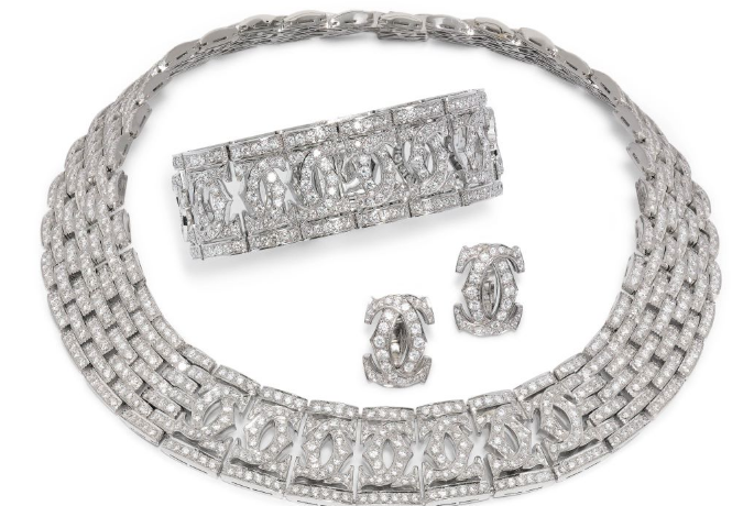 DIAMANT-ENSEMBLE, CARTIER CHF 90 000 / 140 000