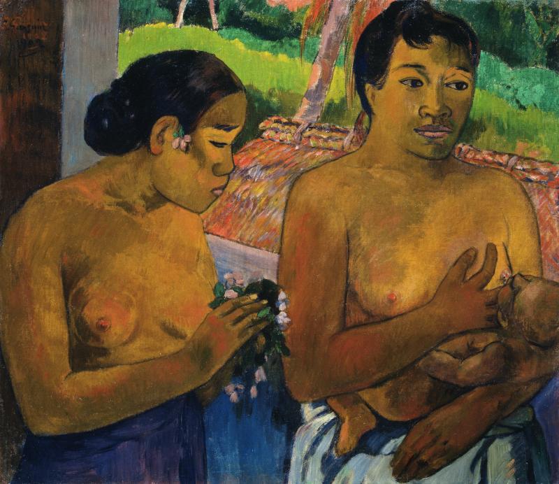 Paul Gauguin, L‘offrande, 1902Huile sur toile, 68,5 x 78,5 cmCollection Emil Bührle, en prêt à long terme au Kunsthaus Zürich