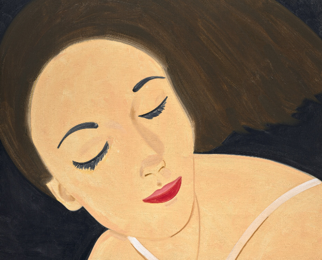 Alex Katz  Laura 11  2017 Oil on linen 152,4 x 182,9 cm | 60 x 72 in