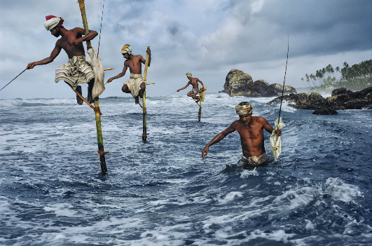 Steve McCurry · Fisherman at Weligama 1995 · 76 x 61 cm · Edition of 75