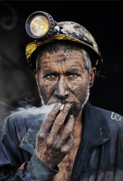 Steve McCurry · Smoking Coal Miner 2002 · 101 x 152 cm · Edition of 10