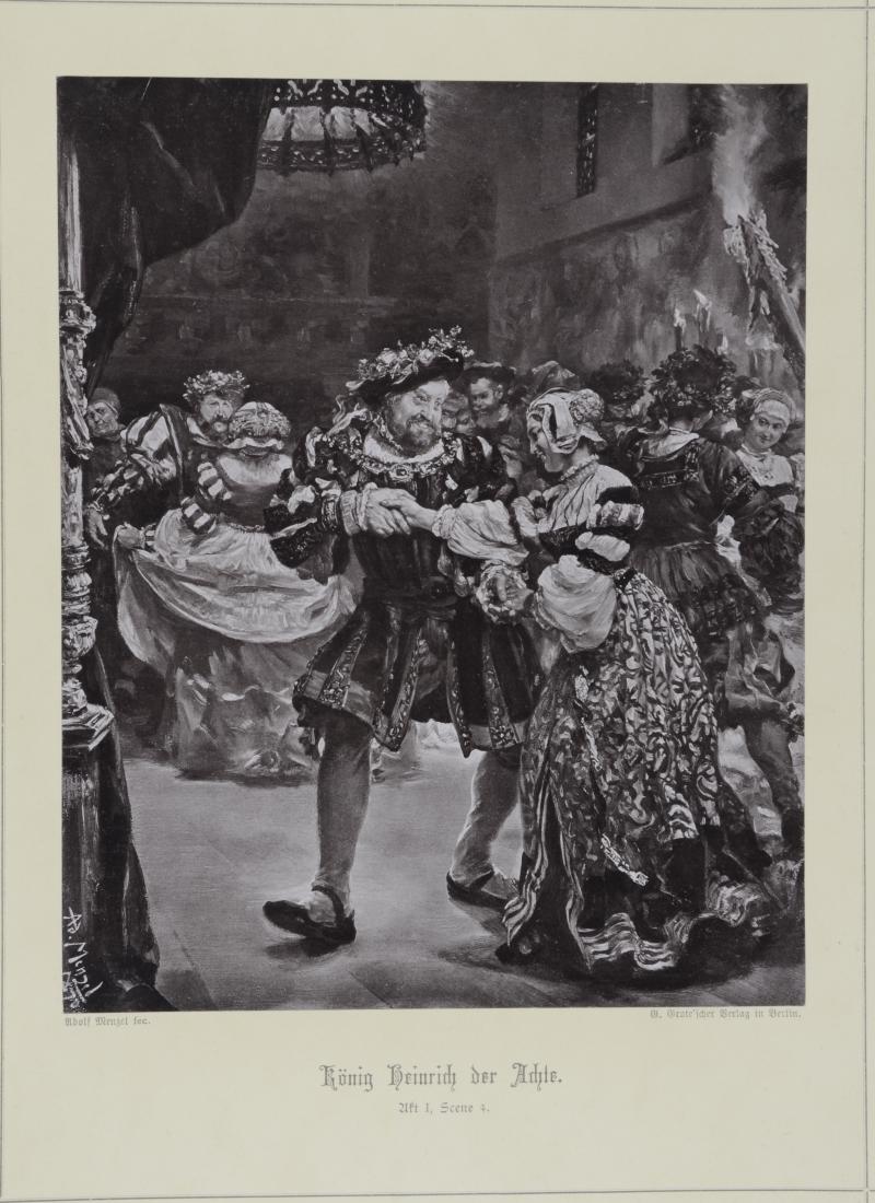 Adolph von Menzel: König Heinrich VIII. beim Tanz mit Anna Boleyn, 1870, aus: Shakespeare-Gallerie, Museum Georg Schäfer Schweinfurt © bpk / Museum Georg Schäfer Schweinfurt (Foto: Matthias Langer)