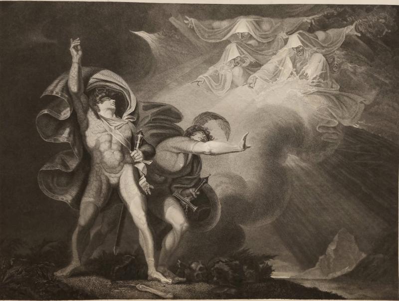 Johann Heinrich Füssli: Shakespeare, Macbeth, Akt 1, Szene 3, o. J. Museum Georg Schäfer Schweinfurt © bpk / Museum Georg Schäfer Schweinfurt (Foto: Matthias Langer)