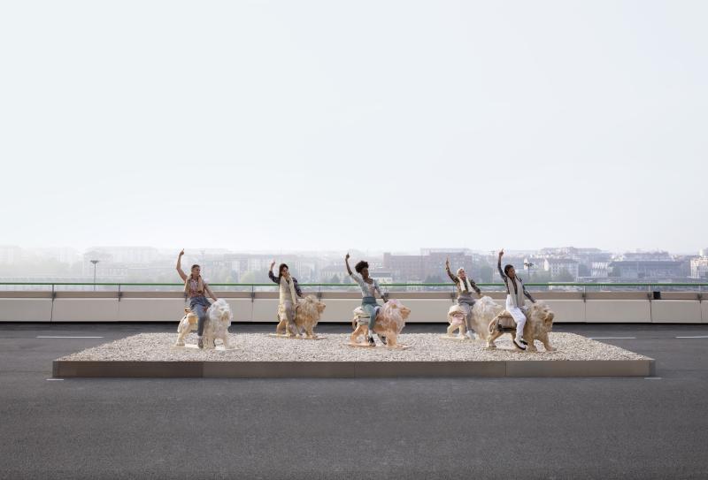 Nina Beier and Bob Kil, All Fours, Pinacoteca Agnelli, Photo by Sebastiano Pellion di Persano.