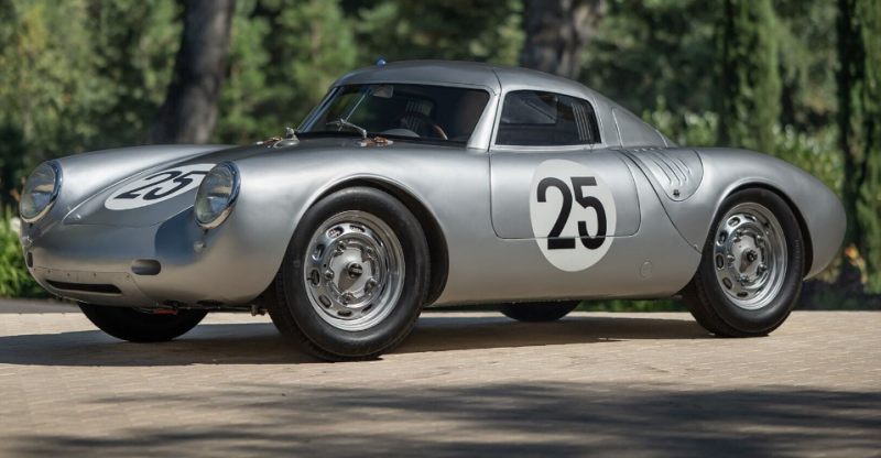 1956 Porsche 550A Prototype 'Le Mans' Werks Coupe Robin Adams ©2023 Courtesy of RM Sotheby's $5,500,000 - $7,500,000 USD