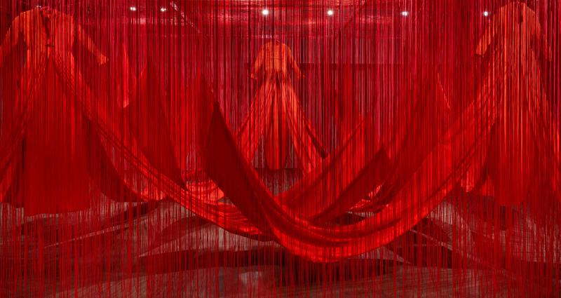 Chiharu Shiota, Internal Line, 2019 Courtesy die Künstlerin Foto: Ding Musa © 2023, ProLitteris, Zurich