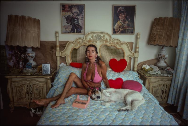 Woman on her bed, Miami Beach, 1979