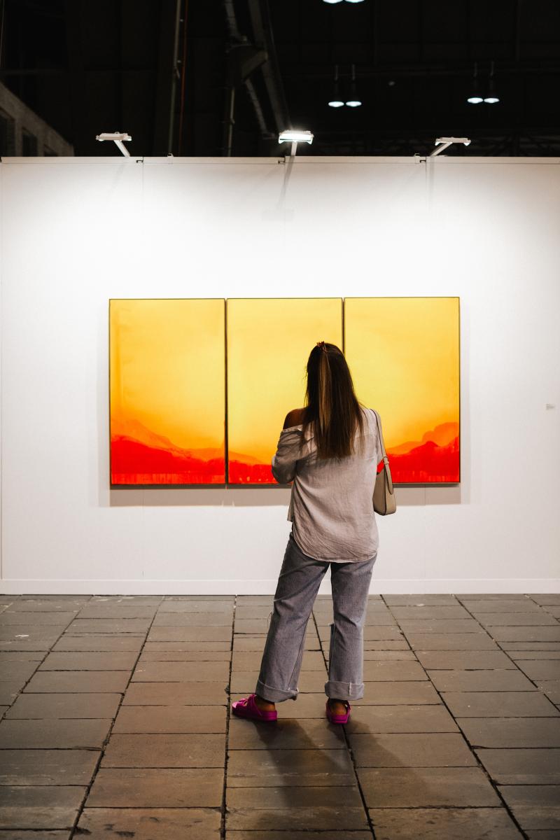 Idolon Gallery, Taipei, Zilkens Best Booth Award Winner, POSITIONS Berlin Art Fair 2023. photo: Clara Wenzel-Theiler