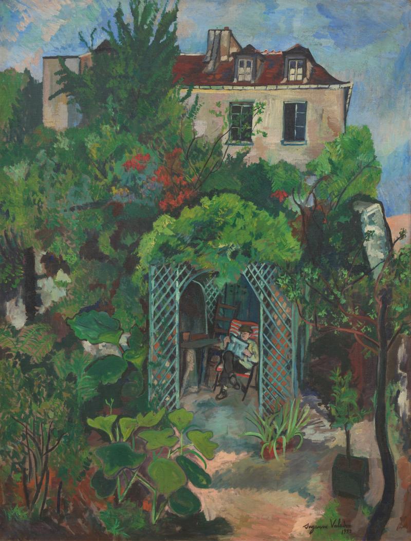 Suzanne Valadon (1867 – 1938) "Les jardins du 12 de la rue Cortot à Paris" 1922 | Öl auf Leinwand | 117 x 90 cm Taxe: € 70.000 – 100.000