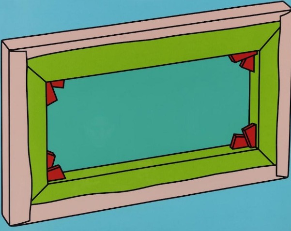 Michael Craig-Martin: Painting 1999 Siebdruck auf Papier