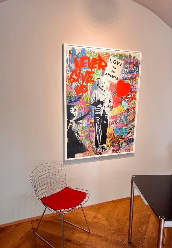 Mr. Brainwash - Einstein Unikat.