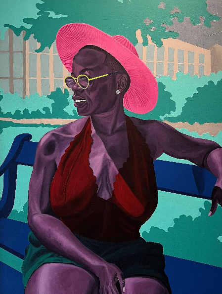 Qhamanande Maswana  „At the park”, 2022 Acryl auf Leinwand, 166 x 120 cm, Bild: Schütz Art Society