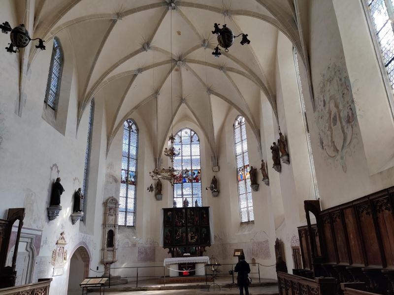 Innenraum von St. Maria und St. Godehard in Auhausen * Foto: Deutsche Stiftung Denkmalschutz/Schabe