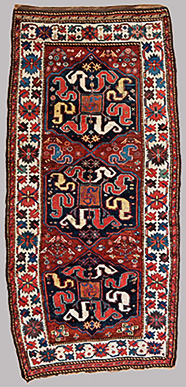 Cloud Band Kazak (Chondzoresk) 280 x 136 cm (9' 2" x 4' 6") Armenia, ca. 1880