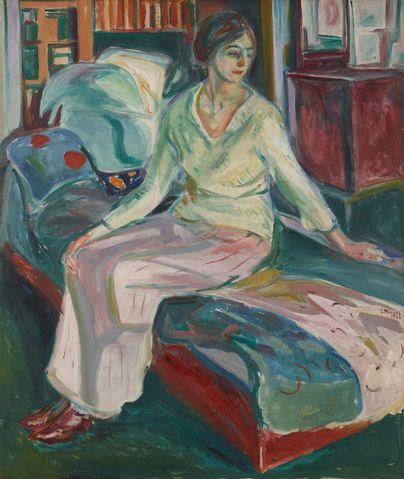 Edvard Munch, Sitzendes Modell auf dem Diwan, 1924-1926, Foto: © MUNCH, Oslo / Ove Kvavik