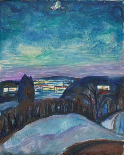 Edvard Munch, Sternennacht, 1922-1924, Foto: © MUNCH, Oslo / Juri