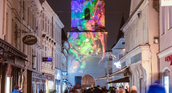 Es werde Lichtfest in Krems, (Detail): Foto: Thomas Wagensommerer (c) Ronald Posch