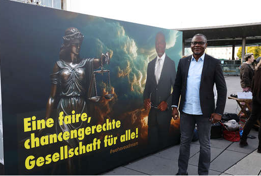 Godswill Eyawo fordert eine chancengerechte Gesellschaft, Foto: Universalmuseum Joanneum/J.J. Kucek