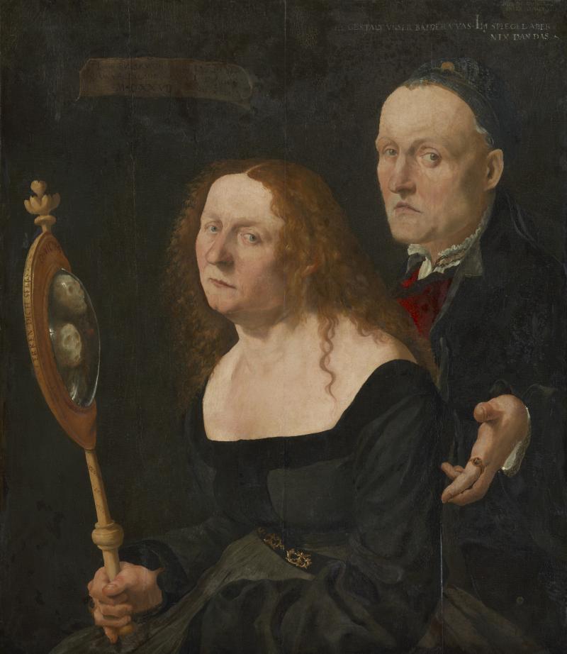 Lukas Furtenagel Hans Burgkmair und seine Gemahlin Anna 1529 60 x 52 cm Lindenholz Kunsthistorisches Museum Wien, Gemäldegalerie © KHM-Museumsverband