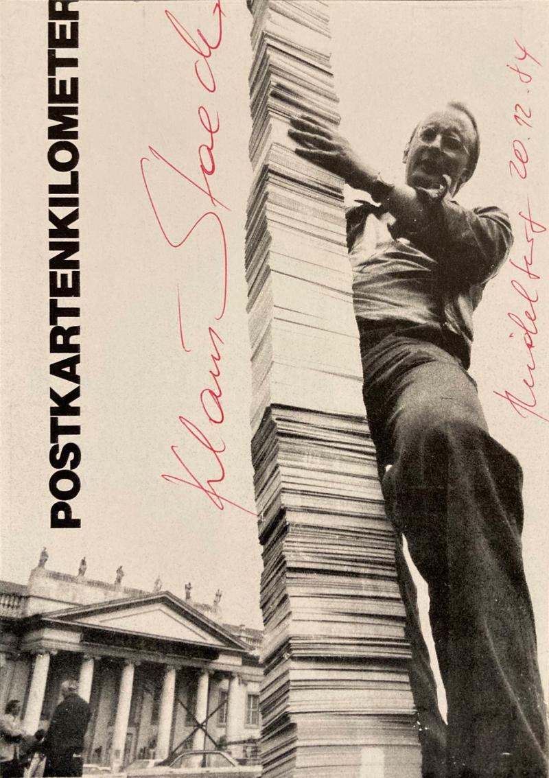 Klaus Staeck, Postkartenkilometer, 1977 © VG Bild-Kunst, Bonn 2023