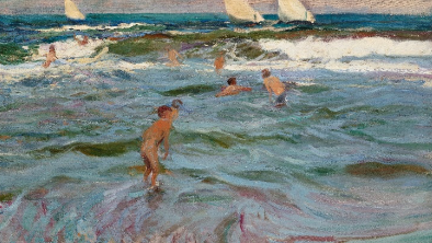 Joaquín Sorolla Y Bastida (1863-1923), Children in the Sea, 1908, oil on canvas,© Colnaghi