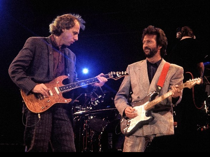 1985 when Dire Straits performed ‘Money For Nothing’