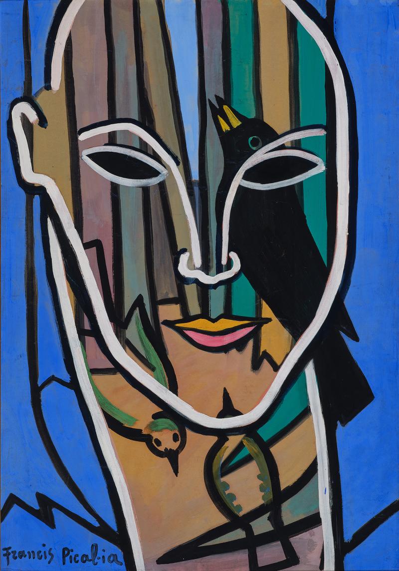 Francis Picabia (Paris 1879–1953) Ohne Titel, ca. 1938/39, signiert Francis Picabia, Gouache auf Karton, 75,8 x 52,8 cm, erzielter Preis € 299.000